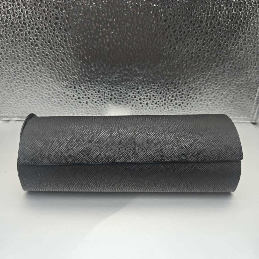 PRADA Authentic Eyeglasses Sunglasses Black Magnetic Case & New Sealed Cloth